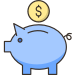 icon for piggy bank