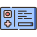 icon of a medical card