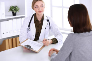 doctor meeting with patient